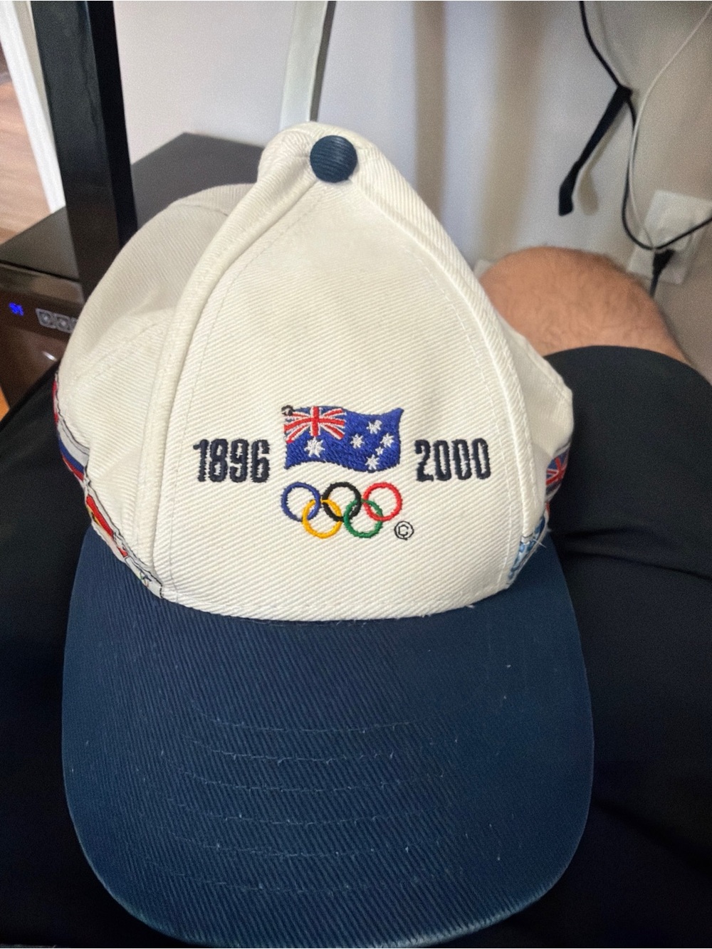 Vintage Sydney 2000 Olympics Hat ISC Australia Flag 104 Years Embroidered Cap